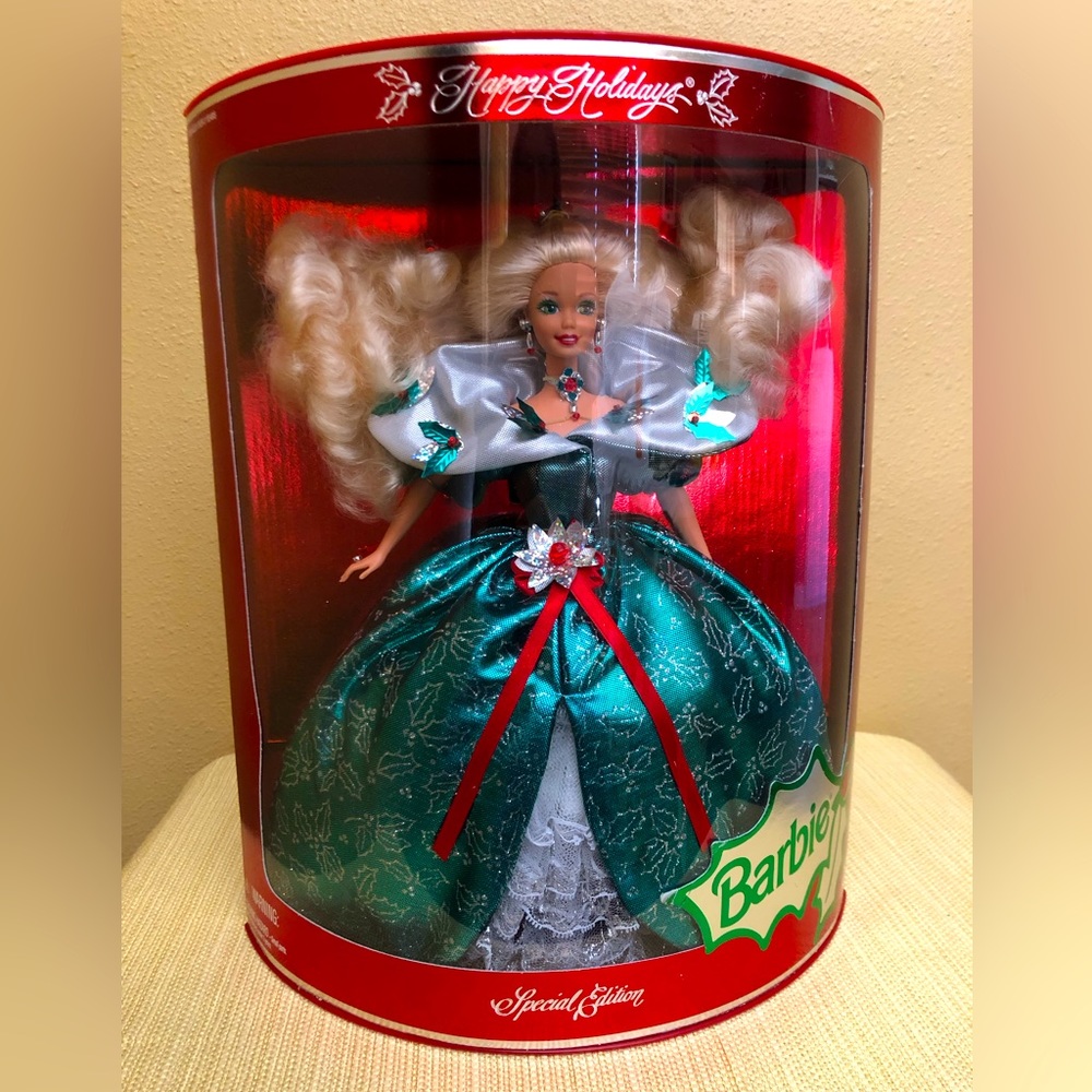Mattel 1995 Happy Holidays Special Edition Barbie *Misprint* 14123 ~ NRFB/NIB